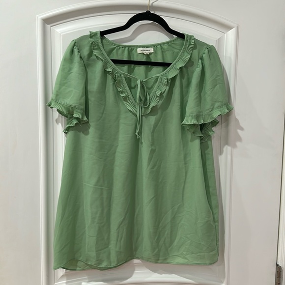 Max Studio beautiful sheer top size XL - Picture 1 of 7